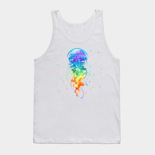 Watercolour jellyfish Tank Top